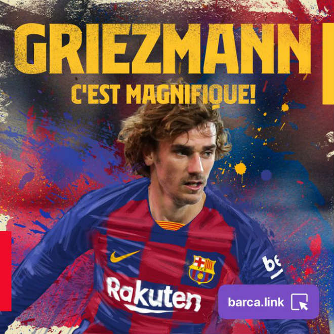 Griezmann gia nhập Barca với giá 120 triệu euro