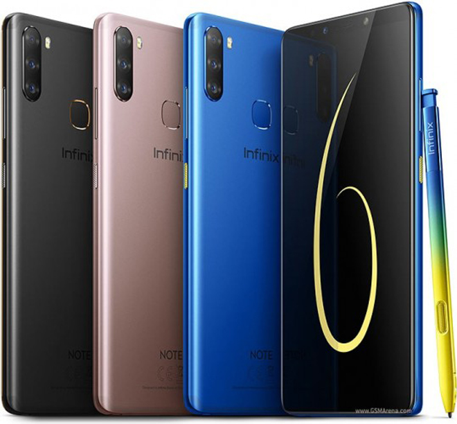 Các tùy chọn màu của Infinix Note 6.