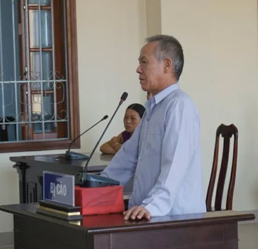Bị cáo Nguyễn Văn Trí tại tòa