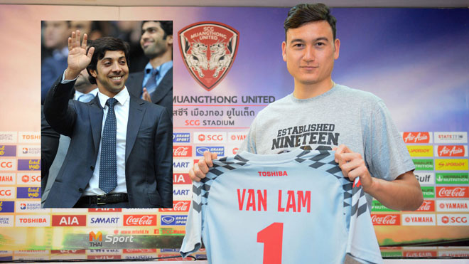 Sheik Mansour - tỷ phú là ông chủ Man City và đứng đầu City Football Group đang muốn mua Muangthong United, CLB chủ quản của Văn Lâm