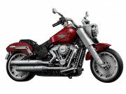 Thế giới xe - Cận cảnh mô tô Harley-Davidson Fat Boy lắp ráp bằng lego cực chất