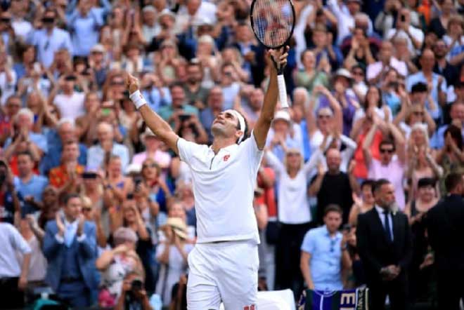 Federer một lần nữa tiến sát vinh quang tại Wimbledon
