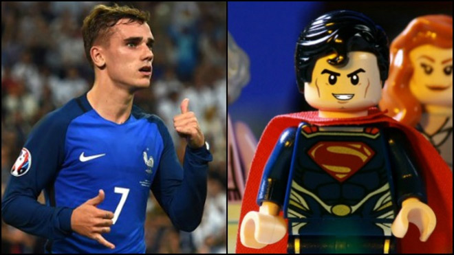 Nhân vật "Siêu nhân" trong phim LEGO được Griezmann lồng tiếng