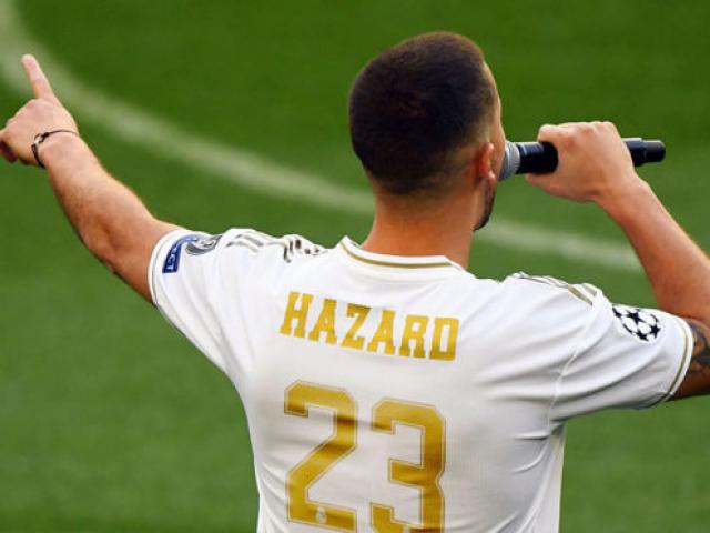 "Bom tấn" Hazard nhận số áo ở Real: Ngỡ ngàng học Beckham