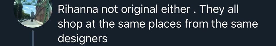 "Rihanna cũng có phải hàng thật ngay từ đầu đâu? Họ chỉ&nbsp;mua trúng đồ của cùng một nhà thiết kế thôi mà."