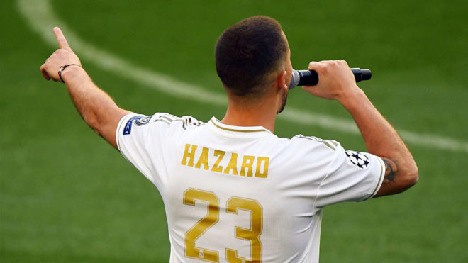 Tân binh đắt giá Hazard sẽ mặc áo số 23 ở Real Madrid mùa tới