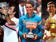 Thể thao - “Vua” Grand Slam: Thành trì Federer - Nadal vỡ vụn vì siêu bão Djokovic?