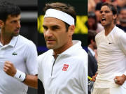 Thể thao - Bảng xếp hạng tennis 15/7: Federer bay xa hậu Wimbledon, Nadal-Djokovic &quot;nóng gáy&quot;