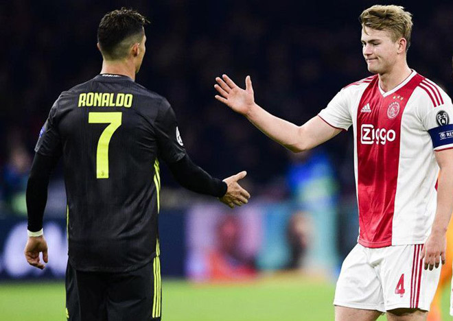 Ronaldo sẽ trở thành đồng đội của De Ligt ở mùa giải tới