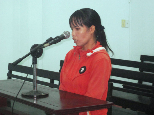 Bị cáo Phạm Thị Quý tại phiên tòa