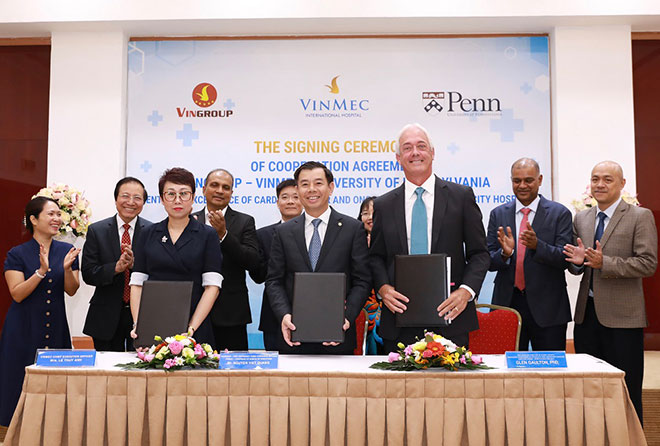 Vingroup hợp tác với ĐH Penn (Mỹ) xây dựng trung tâm về tim mạch và ung bướu tại Việt Nam - 1