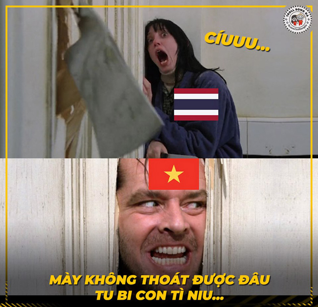 Cổ động viên Thái Lan sau khi biết đội nhà cùng bảng với Việt Nam.