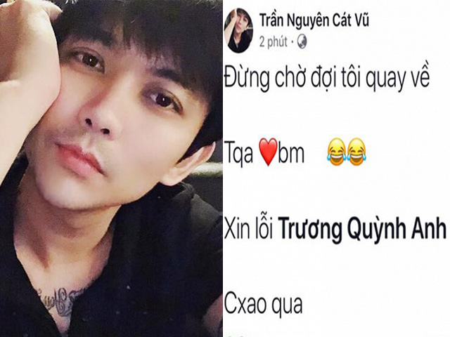 Tim bị fan nhanh tay chụp lại status khó hiểu