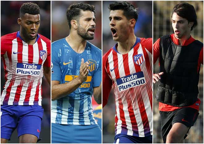 Lemar, Costa, Morata &amp; Felix, 4 nhân tố lớn của hàng công Atletico