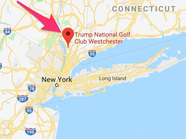 Câu lạc bộ golf tại Westchester, New York: Câu lạc bộ golf&nbsp;quốc gia Trump.