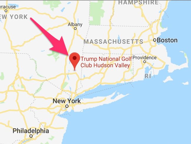 Câu lạc bộ golf tại Hudson Valley, New York: Câu lạc bộ golf quốc gia Trump.