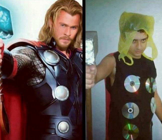 Thor phiên bản cosplay bị lỗi.