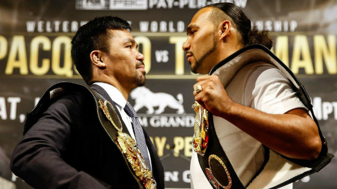 Pacquiao đấu tay đấm trẻ hơn 10 tuổi Thurman