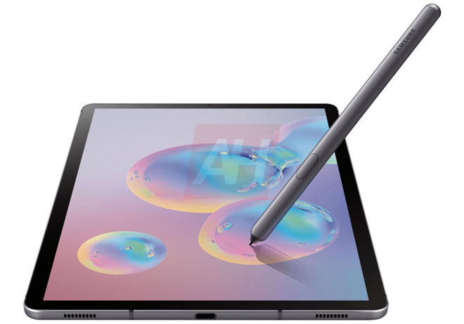 Galaxy Tab S6 và bút cảm ứng S Pen đi kèm.