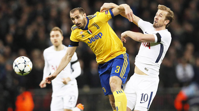 Juventus từng thắng Tottenham 2-1 ngay tại London để loại "Gà trống" ở lượt về vòng 1/8 Champions League mùa giải 2017/18