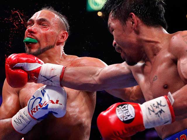 Một cú đấm trái phá của Pacquiao