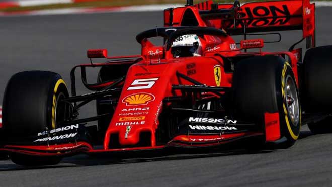 Vettel trong thành phần đội đua Ferrari