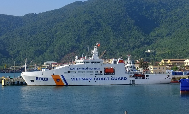 Tàu cảnh sát biển Việt Nam.