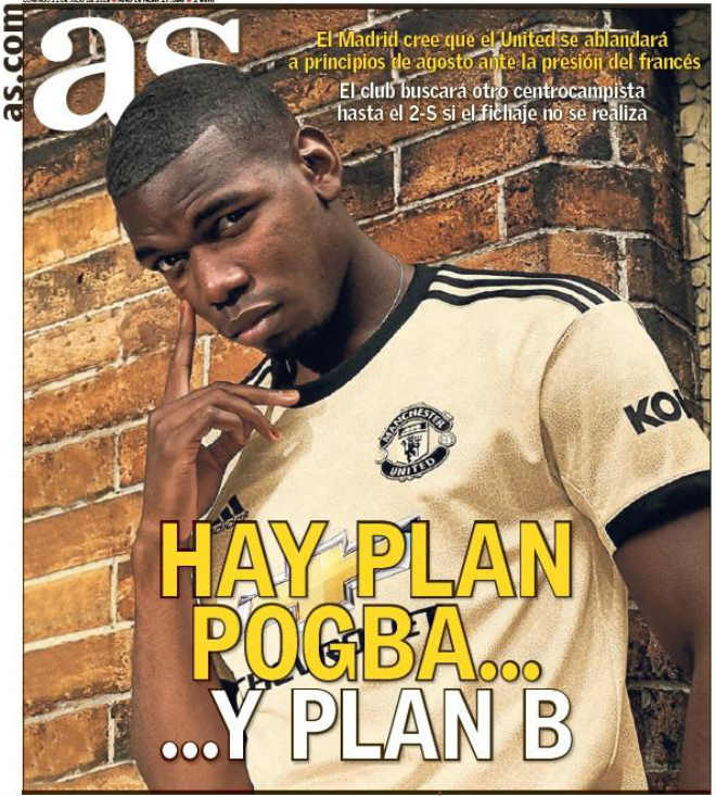 Real có kế hoạch B mua Pogba