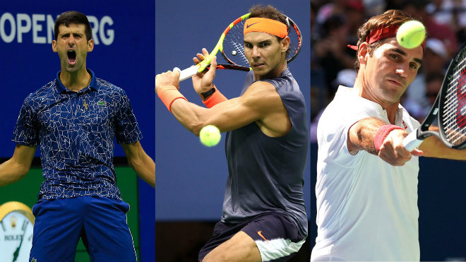 Djokovic, Nadal, Federer