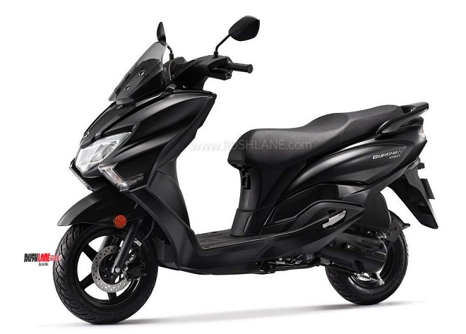 Suzuki Burgman Street trong tùy chọn màu xám mờ đầy sang trọng