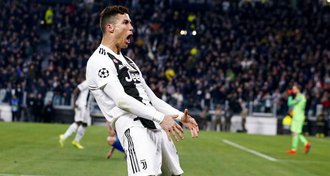 Ronaldo từng ghi hat-trick giúp Juve loại chính Atletico Madrid ở lượt về vòng 1/8 Champions League mùa trước