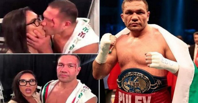 Kubrat Pulev cưỡng hôn gây phẫn nộ nữ phóng viên truyền hình Jennifer Ravalo