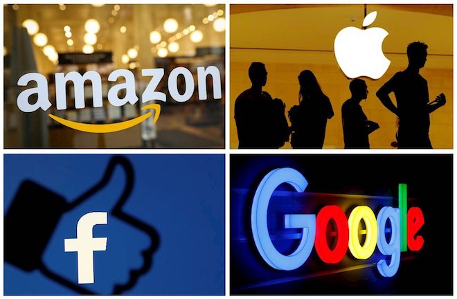 Tứ trụ" công nghệ: Amazon, Apple, Facebook, Google