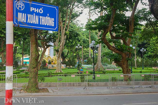 Phố Mai Xuân Thưởng dài 80m, nối từ phố Thụy Khuê đến phố Phan Đình Phùng, nằm cạnh vườn hoa Mai Xuân Thưởng.