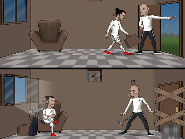 HLV Zidane đau đầu vì không ”tống cổ” được Bale đến Trung Quốc