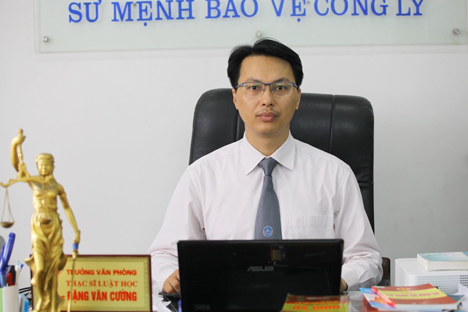 &nbsp;Luật sư Đặng Văn Cường