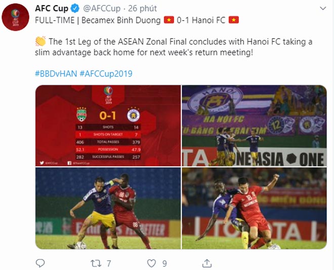 Tuy nhiên, Hà Nội vẫn chưa đảm bảo tấm vé lọt vào bán kết liên khu vực AFC Cup