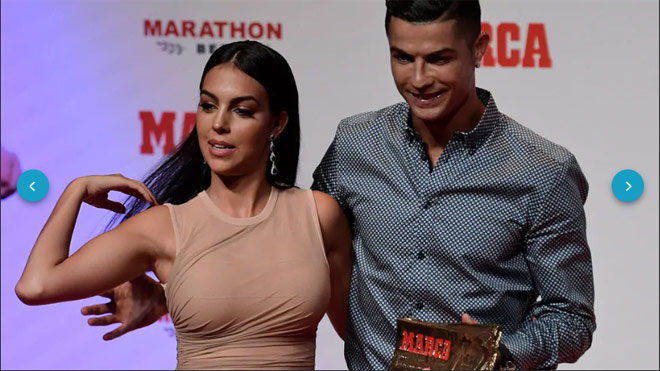 Ronaldo và bạn gái xinh đẹp Georgina Rodriguez vừa trở về Madrid khi siêu sao người Bồ&nbsp;nhận giải thưởng "Huyền thoại Marca"&nbsp;