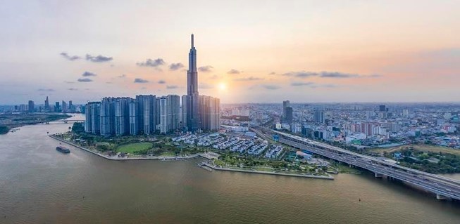 Cuối tháng 4/2019, Vincom Retail đã mở cửa đài quan sát Landmark 81 Skyview – Đài quan sát cao nhất khu vực Đông Nam Á. (Ảnh minh hoạ)
