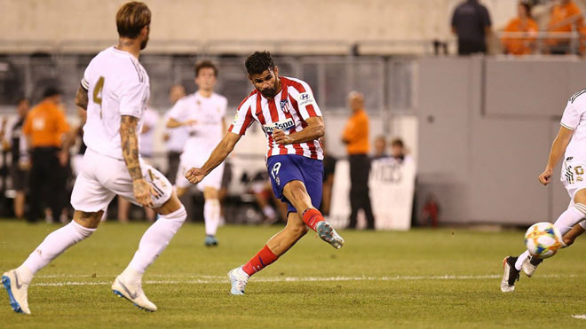 Atletico Madrid với sự chói sáng của Diego Costa vừa vùi dập Real Madrid 7-3