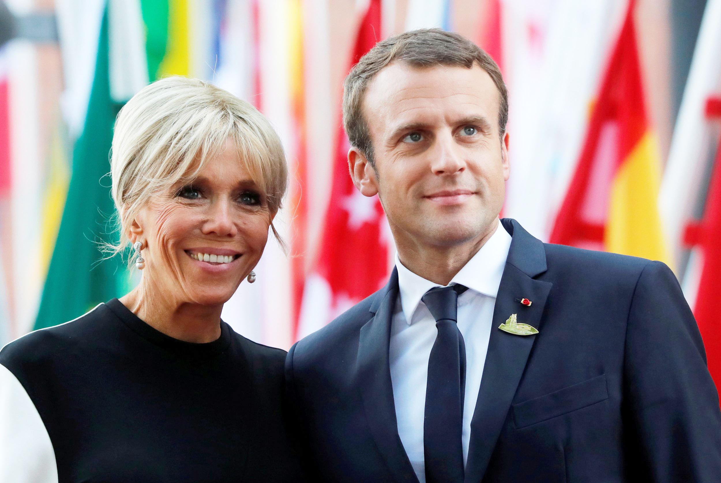 Tổng thống Pháp Emmanuel Macron và Đệ nhất phu nhân