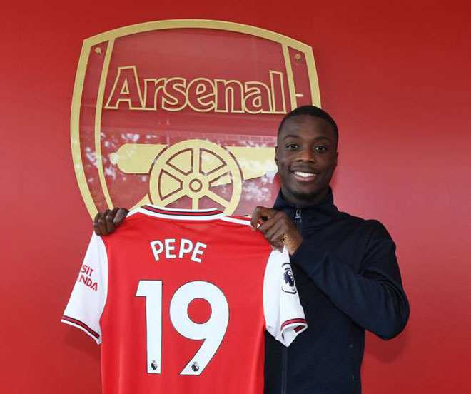 Nicolas Pepe chính thức ra mắt Arsenal