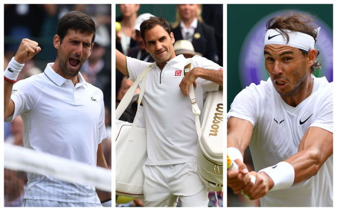 Hậu Wimbledon 2019, Djokovic và Federer nghỉ ngơi dưỡng sức, còn Nadal sắp tái xuất để bảo vệ ngôi vương Rogers Cup