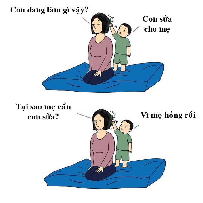 Những tình huống hài hước khi con càng lớn khiến cha mẹ đau đầu - 5