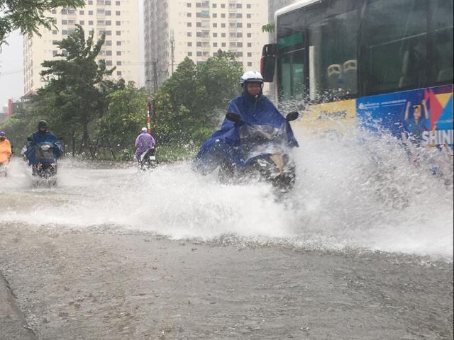 Bão số 3 quét qua, hàng loạt cây xanh bật gốc, đường phố tê liệt vì ngập sâu