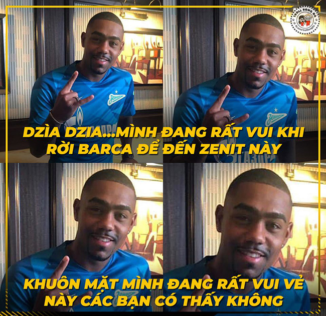 Malcom &#34;vui vẻ&#34; chuyển đến đội bóng mới.