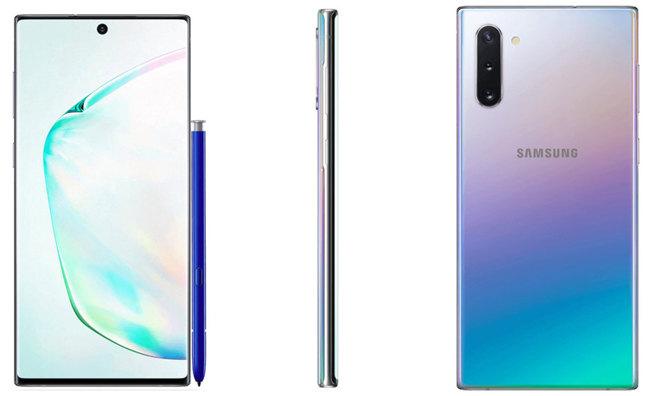 Galaxy Note 10 sẽ có ngoại hình bắt mắt.