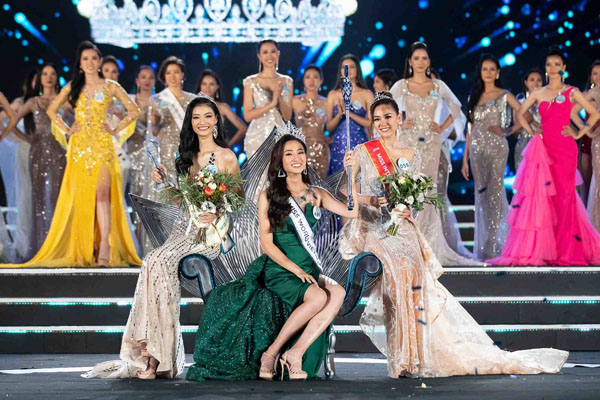 3 ngôi vị cao nhất của cuộc thi Miss World Việt Nam 2019.