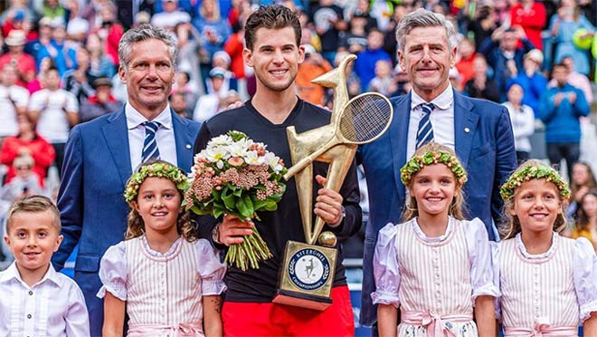 Thiem lần đầu đăng quang trên quê nhà Áo