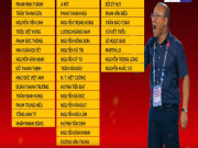 Bóng đá - U23 Việt Nam đua tài SEA Games: Thầy Park tin tưởng 8 gương mặt &quot;vàng&quot; là ai?